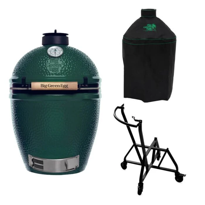 Big Green Egg Medium barbecue ø 38 cm keramiek groen met IntEGGrated Nest, Handler en hoes Big Green Egg Medium Barbecue ø 38 Cm Keramiek Groen Met IntEGGrated Nest, Handler En Hoes -Beste Keukenseries Winkel bge hoofd 2 large integgrated nest handler cover 1 1
