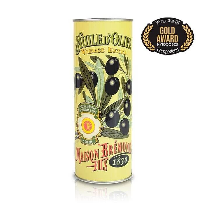 Maison Brémond 1830 Mature Fruity extra virgine olijfolie 500 ml Maison Brémond 1830 Mature Fruity Extra Virgine Olijfolie 500 Ml -Beste Keukenseries Winkel huile heritage bremond fruitemur 2021 1 1
